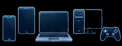 Phones, tablets, computers and consoles
